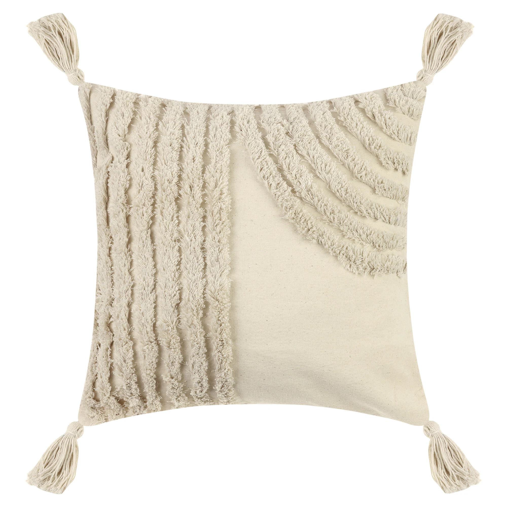 Unique Bargains Boho Throw Pillow Covers Decorative Pillow Covers with Tassels Woven Tufted Bohemian Cushion Covers for Couch Sofa Bedroom Living | Lowe's