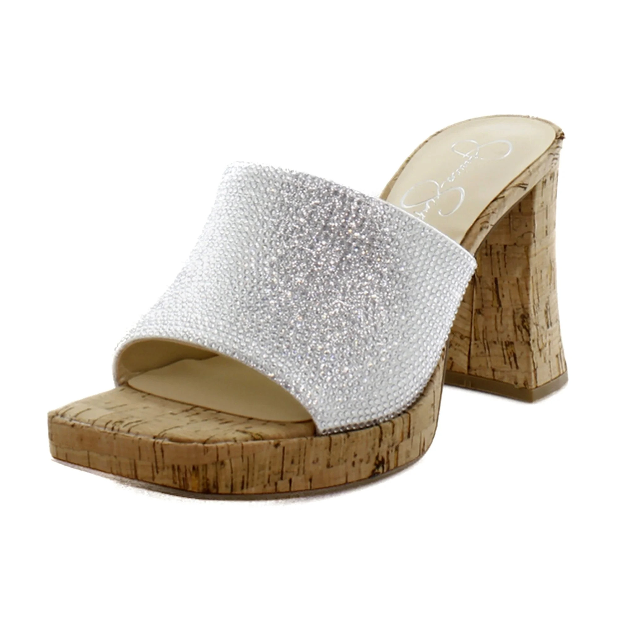 Jessica Simpson Kashet Women's Heels Silver Size 9 M | Walmart (US)