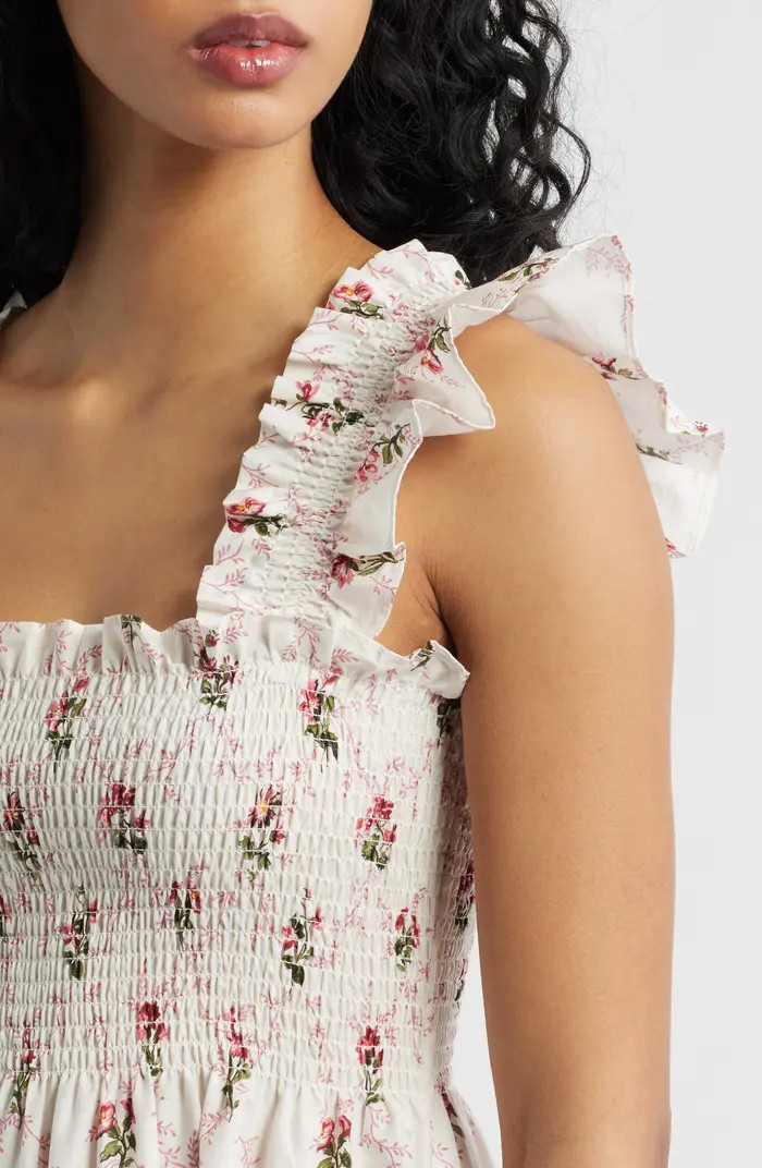 The Ellie Gingham Nap Midi Dress | Nordstrom