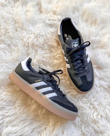 New platform Sambas for spring!!
They are very comfortable & easy to wear & pair with so much! 

I wear my tts 10 in these 

#LTKover40 #LTKstyletip #LTKshoecrush