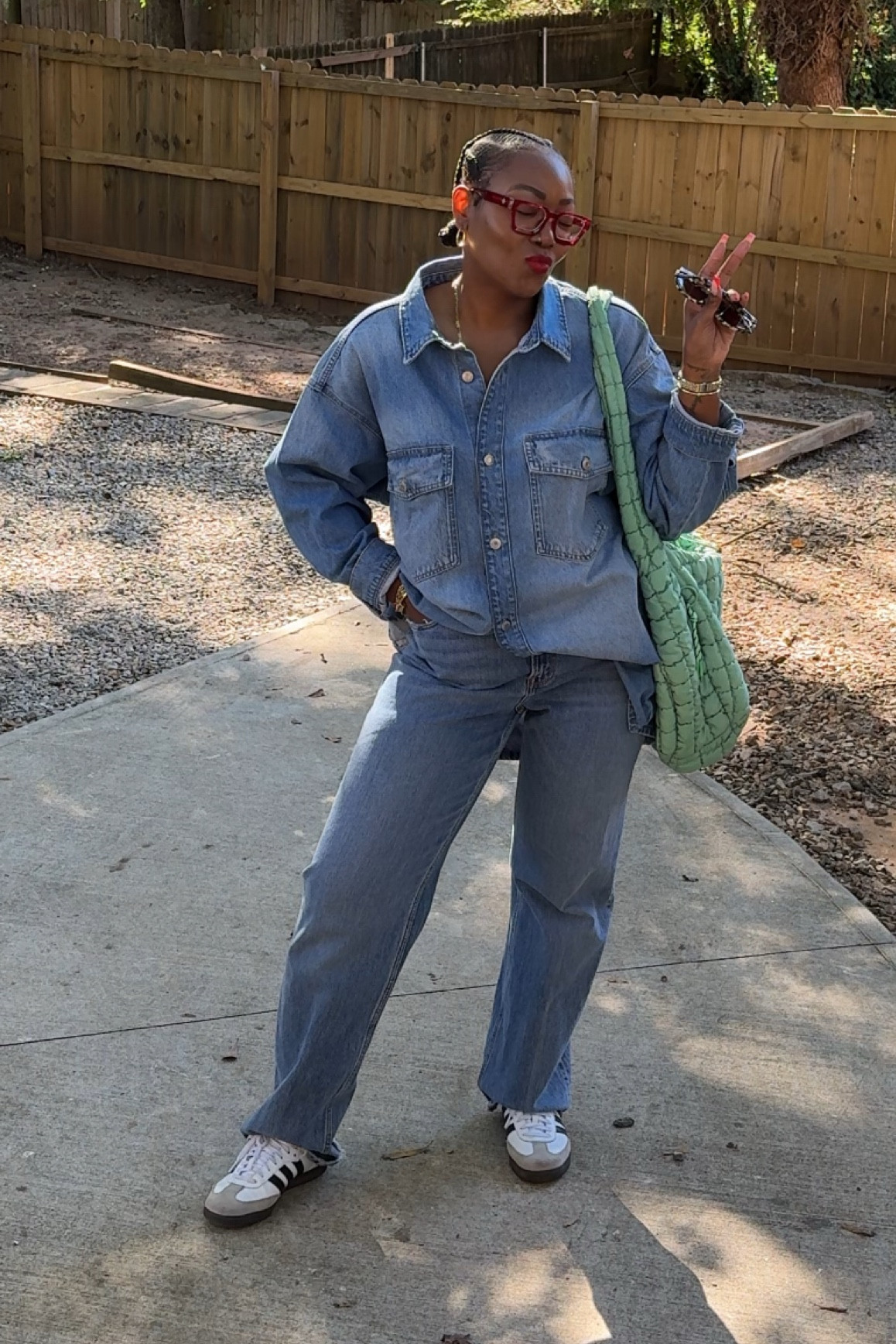 Denim on denim #denimondenim #denim #jeans 

#LTKMidsize