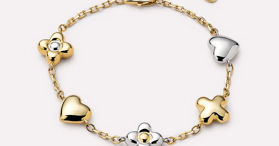 Gold Charm Bracelet - Azura Bracelet | Ana Luisa