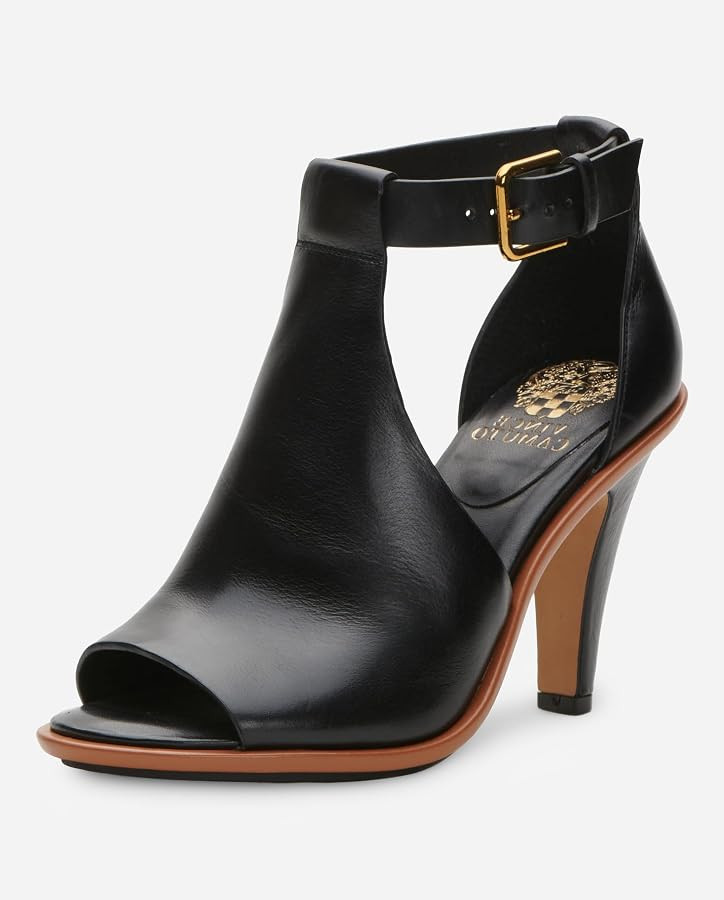 Vince Camuto Women's Frasper Buckle High Heel Bootie | Amazon (US)