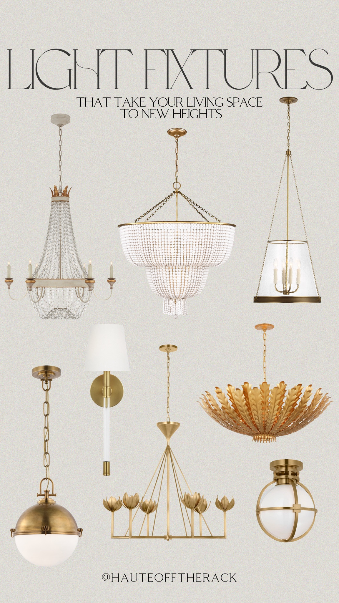 Light fixtures that will elevate your home & take your living space to new heights!

#goldlightfixtures #homedecor #homedesign #goldlightfixtures #chandelier #goldsconse #globelighting




#LTKHome