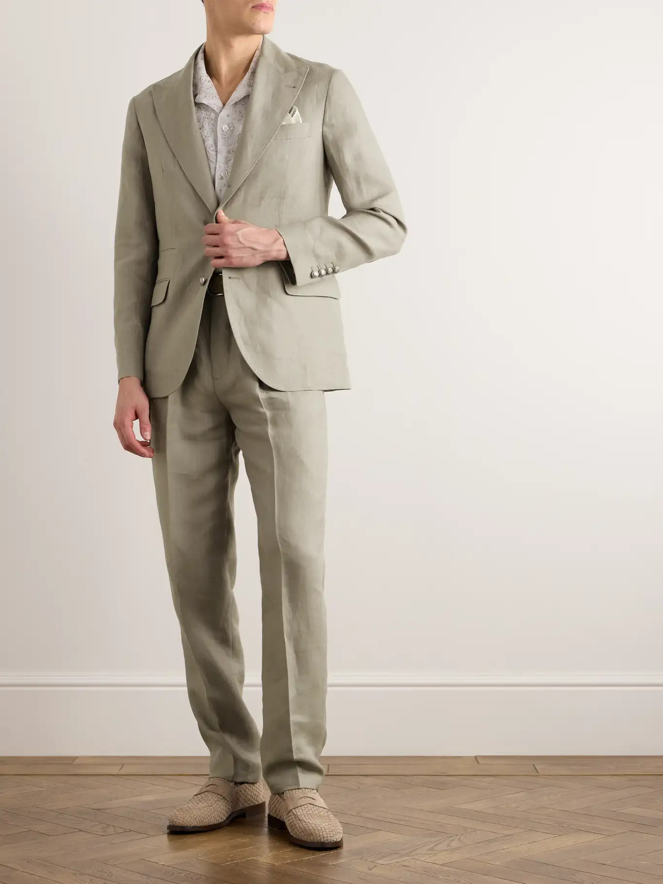 Herringbone Linen Suit | Mr Porter (UK)