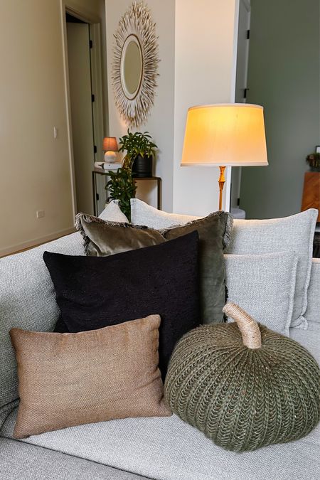 Plush Pumpkin Throw Pillow - such a cute addition to our living room sofa pillows.

Living Room Decor. Throw Pillows. Fall decor. 

#LTKhome #LTKHalloween #LTKfindsunder50