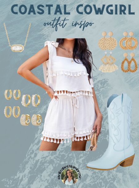 COUNTRY CONCERT INSPO🤠🤠
coastal country vibes with this set! 
absolutely love this set from pink lily, it is so cute!
the boots are the perfect touch too!

concert | country | inspo | outfit | boots | country boots | cowboy boots | white boots | concert outfit


#LTKSeasonal #LTKstyletip #LTKFestival