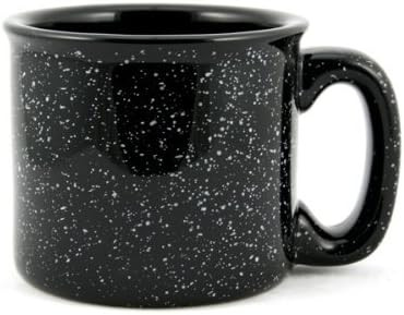 Marble Creek Ceramic Campfire Mug, 15oz (Black) | Amazon (US)