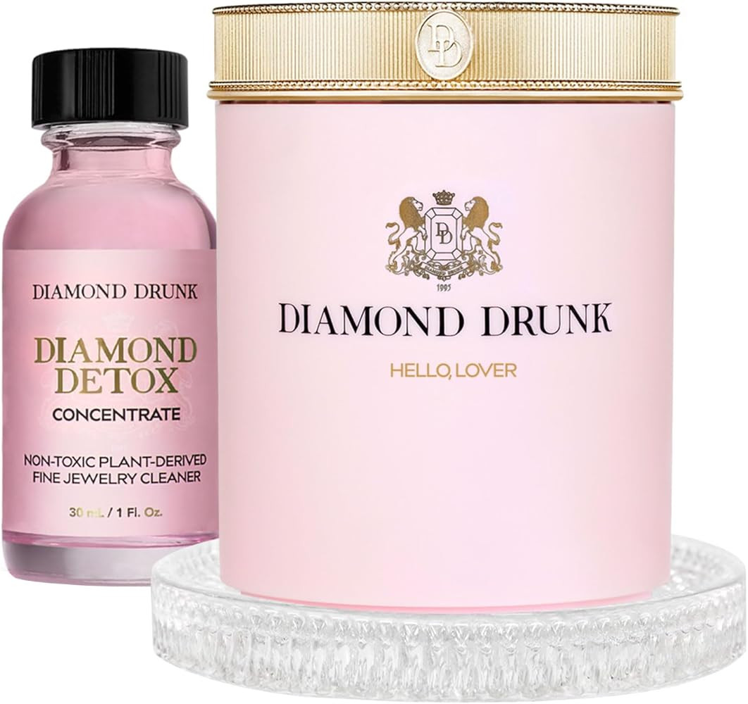 Diamond Drunk The Starter Collections - Non-Toxic, Fine Jewelry Cleaning Kit for Diamond, Gold, &... | Amazon (US)
