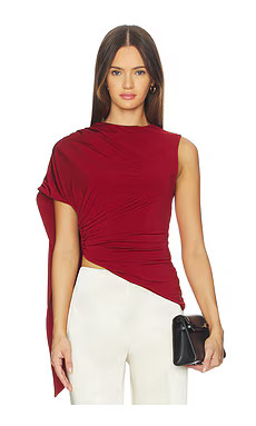 SRG Cleo Top in Dark Cherry from Revolve.com | Revolve Clothing (Global)