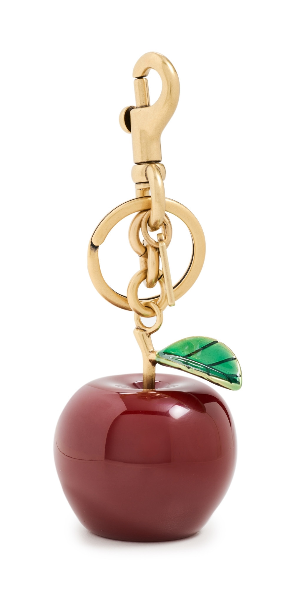 Coach Small Apple Bag Charm Keychain Multi One Size | Shopbop