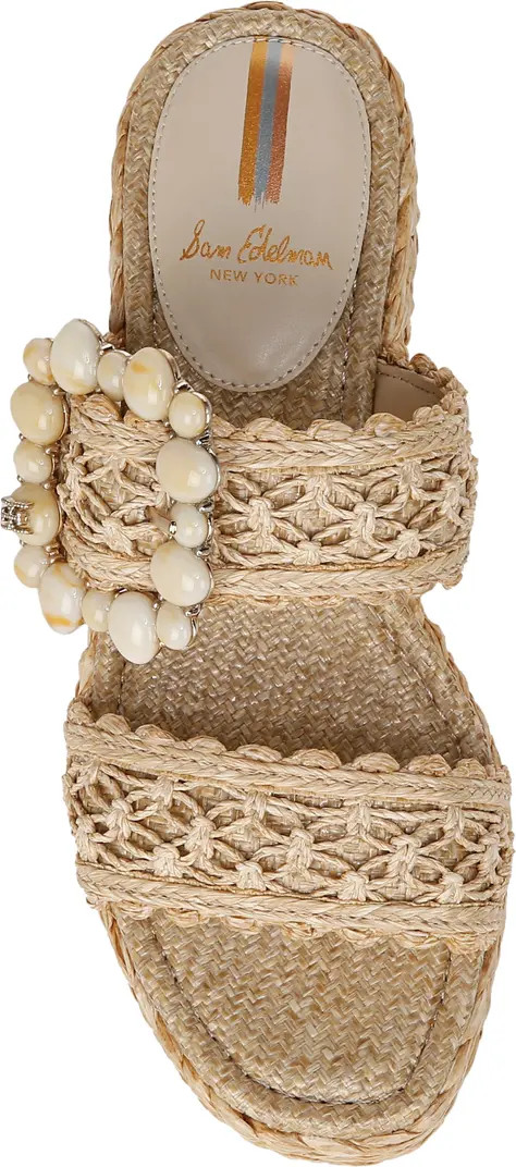 Cadance Espdarille Platform Wedge Slide Sandal (Women) | Nordstrom