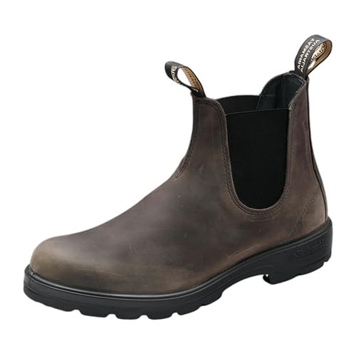 Blundstone 2446 Unisex Classic Series Chelsea Boot for Men and Women with Shock Absorption and Premium Water Resistant Nubuck Leather, Clay, 11.5 US Men / 13.5 US Women / 10.5 AU | Amazon (US)