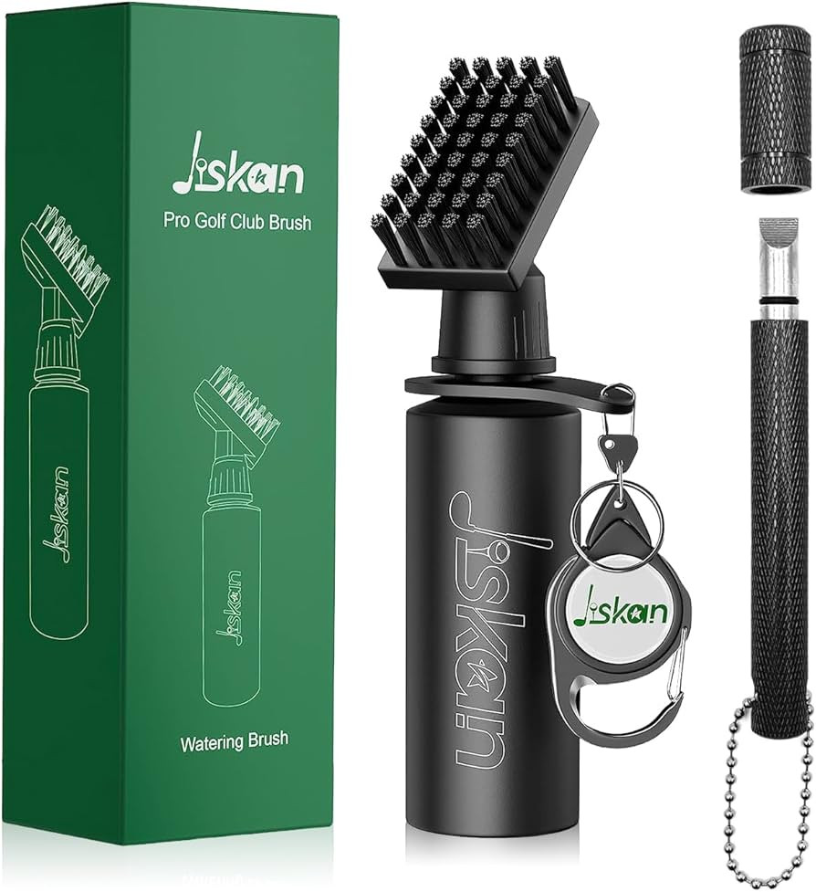 Pro Golf Club Cleaner Brush Golf Groove Sharpener Tool with Retainer Clip and Squeeze Water Bottl... | Amazon (CA)
