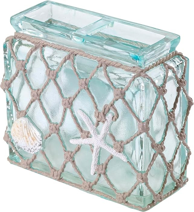 Avanti Linens - Toothbrush Holder, Resin Bathroom Accessories, Beach Inspired Bathroom Decor (Sea... | Amazon (US)
