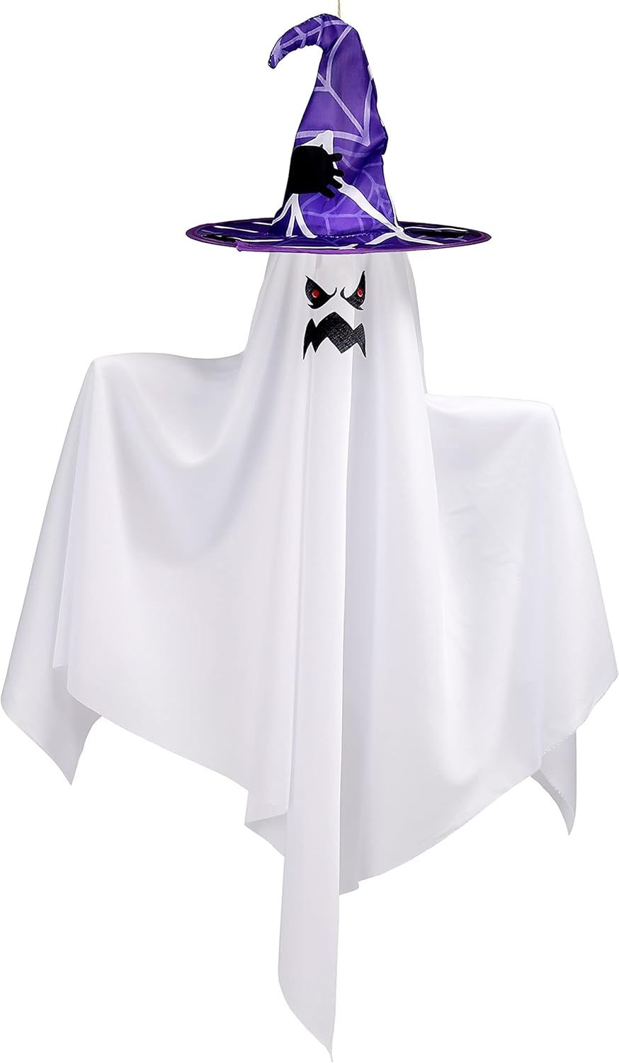Amazon.com: JOYIN 3 Pack 27.5" Halloween Hanging Ghosts Decoration with Witch Hat, Cute Flying Gh... | Amazon (US)