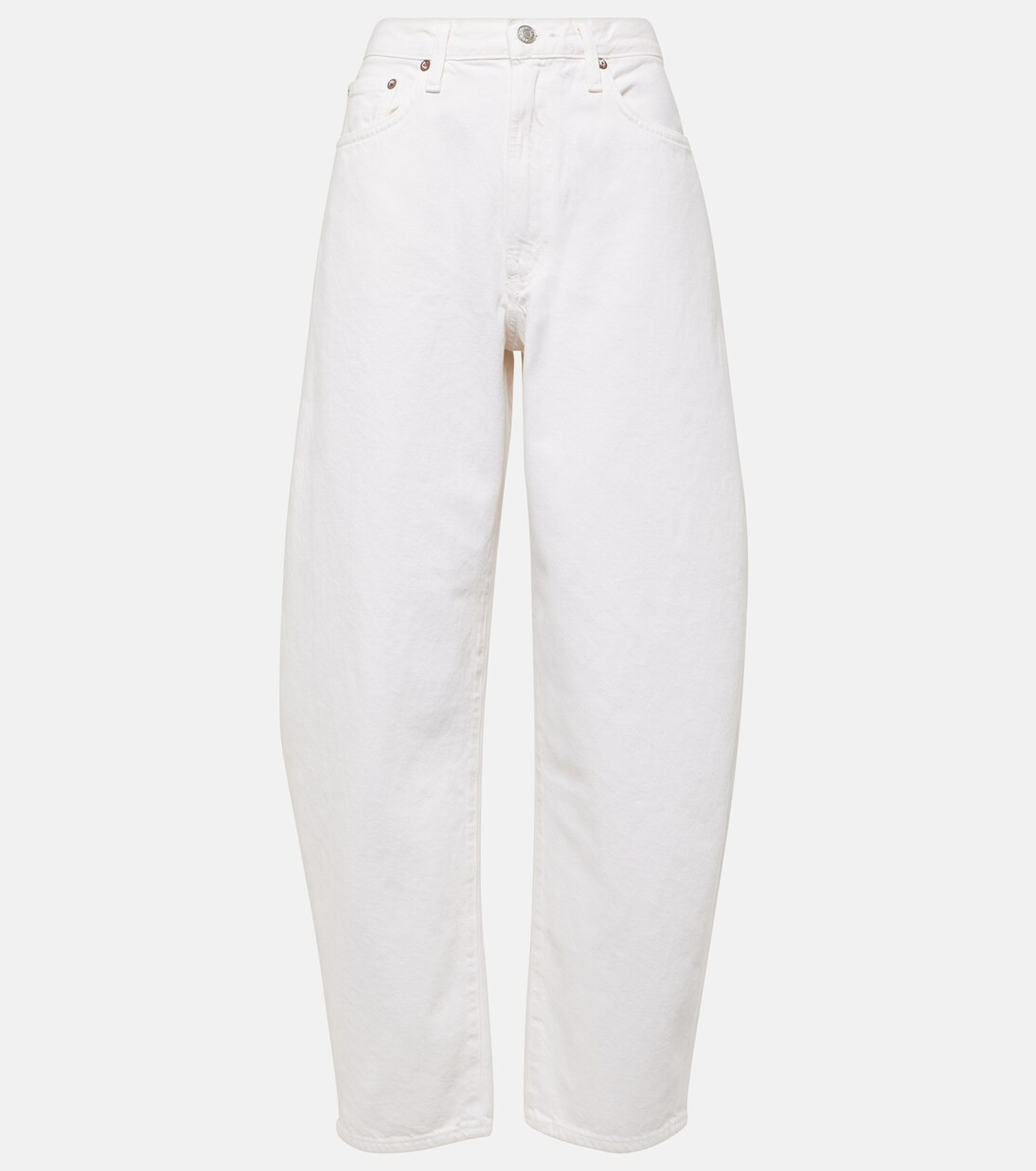 Balloon high-rise barrel-leg jeans | Mytheresa (INTL)