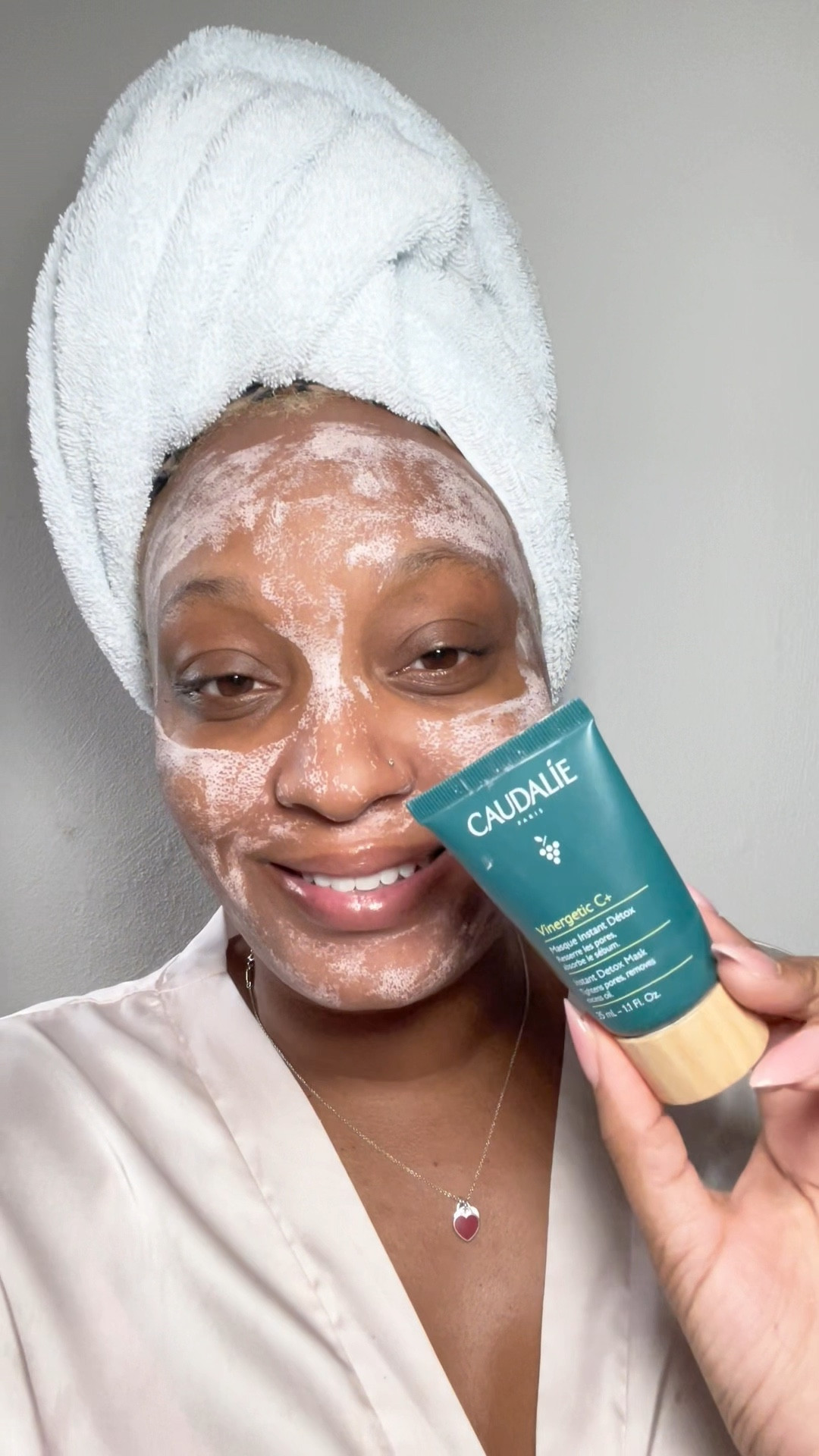 ✨Caudalie Pore Minimizing Instant Detox Mask✨My holy grail face mask!  My skin is so soft and supple after I use this. 
A clay mask that cleanses and visibly tightens pores in as little as 10 minutes for clear-looking, more luminous skin.

Skin Type: Normal, Combination, and Oily

Skincare Concerns: Pores, Dullness, and Uneven
Skincare over 40
Best face mask
Face mask for oily skin 
Makeup over 40


#LTKVideo #LTKOver40 #LTKBeauty