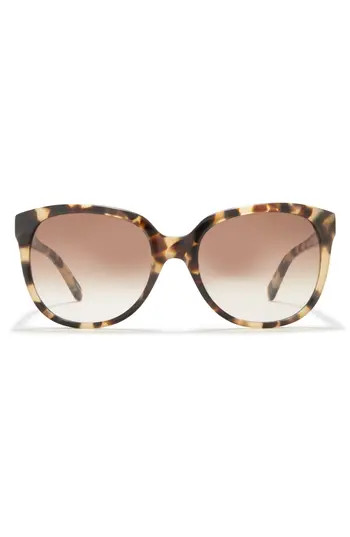 Kate Spade New York 'bayleigh' 55mm sunglasses in Havana Honey/Brown Fuschia Ms at Nordstrom Rack | Nordstrom Rack