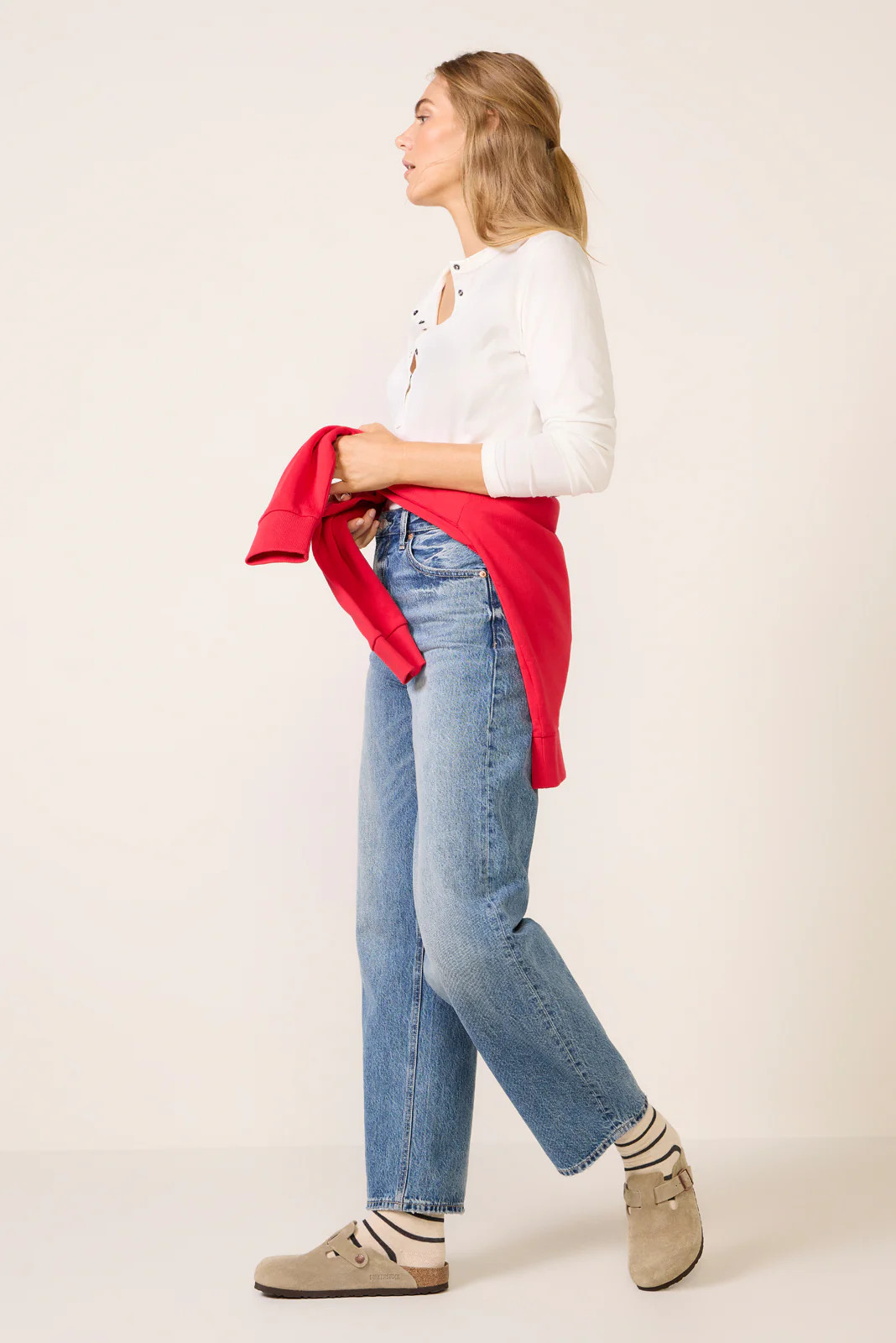 Peyton Henley Long Sleeve Top | Evereve