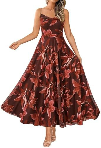BTFBM Women Summer Maxi Dresses Elegant Wedding Guest Dress | Amazon (US)