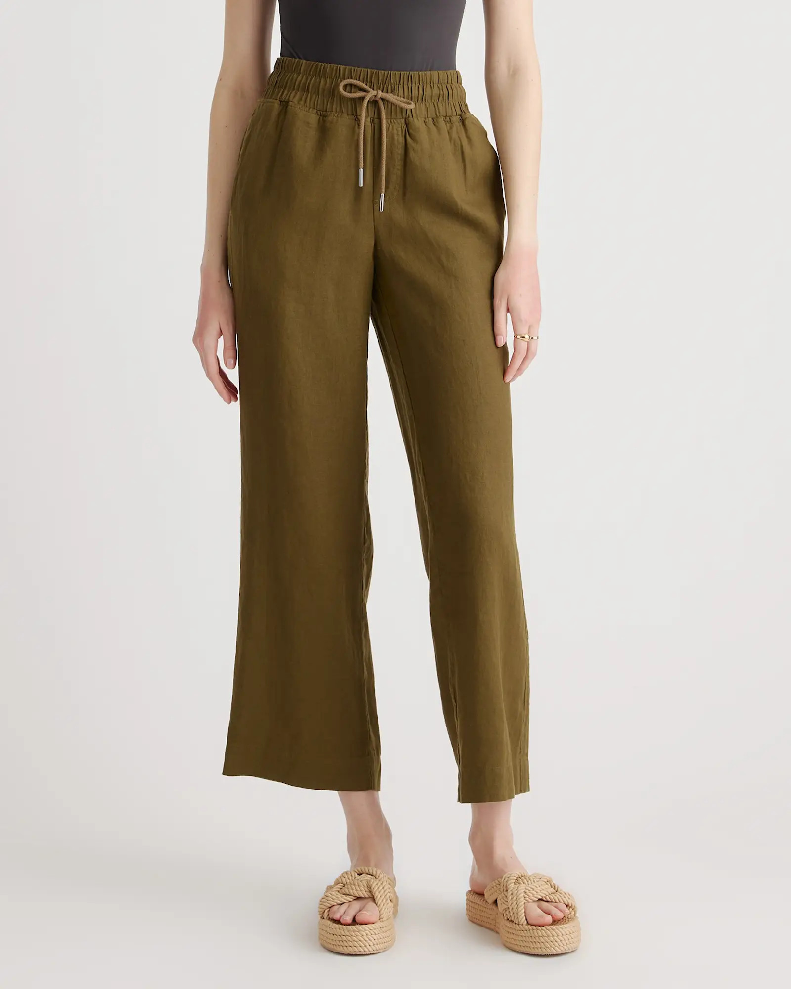 100% European Linen Wide Leg Pants | Quince