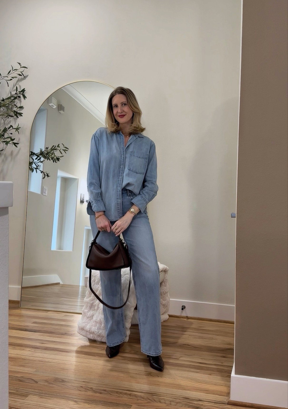 AYR natural fiber denim on denim look. Paired with my fav bag from the horse!

#LTKootd #LTKdayinmylife #LTKgrwm