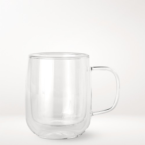 Double-Wall Glass Coffee Mugs, Set of 4 | Williams-Sonoma
