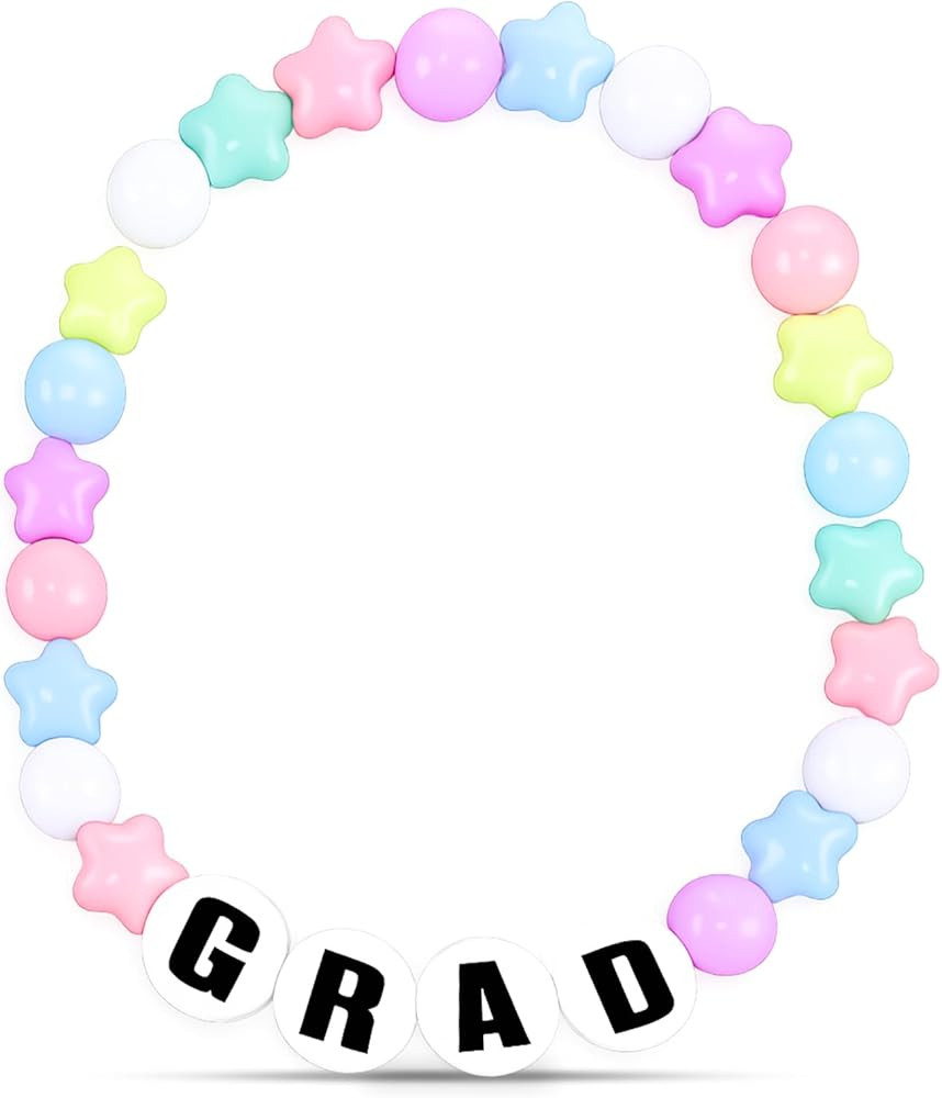 RoundFunny Funny Graduation Leis 2026 Giant Friendship Bead Leis Class of 2026 Graduation Party Decoration Gift Colorful Round Foam Circles Necklace Funny for School Supplies Accessories Men Women | Amazon (US)