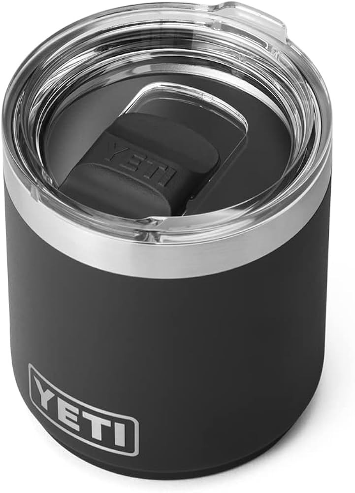 YETI Rambler 10 oz Stackable Lowball 2.0, Vacuum Insulated, Stainless Steel with MagSlider Lid, B... | Amazon (US)