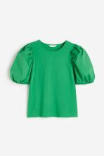 Puff-sleeved Top | H&M (US + CA)