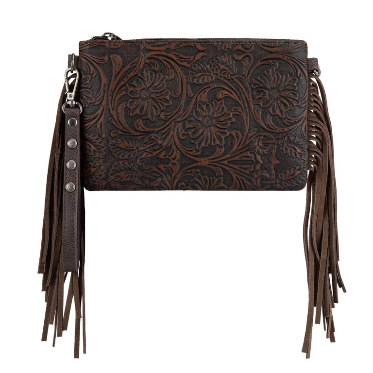 Montana West Western Purse for Women Stylish Crossbody Bag Versatile Wristlet Clutch Purse, Coffe... | Walmart (US)