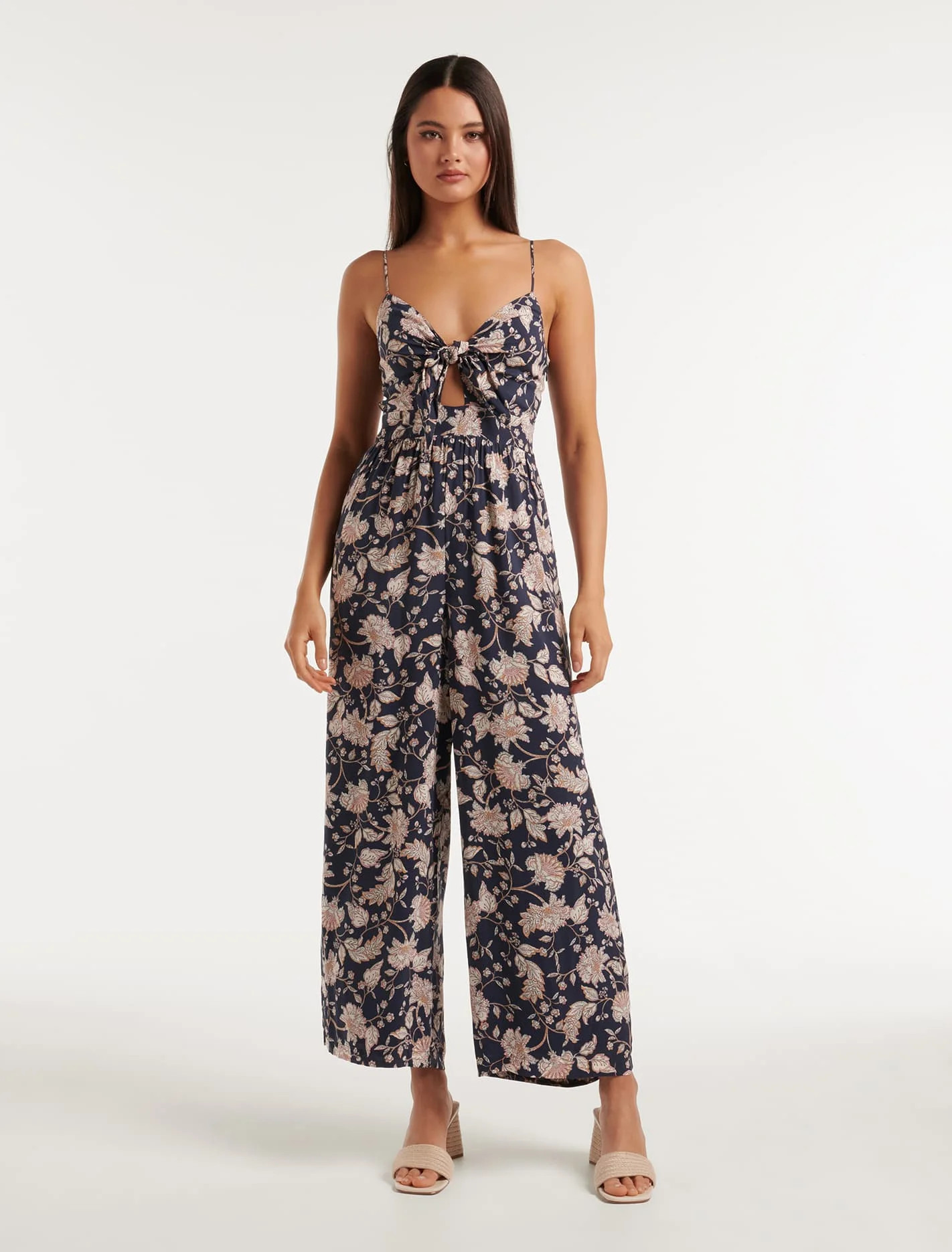 Liv Tie-Front Jumpsuit | Forever New (AU)