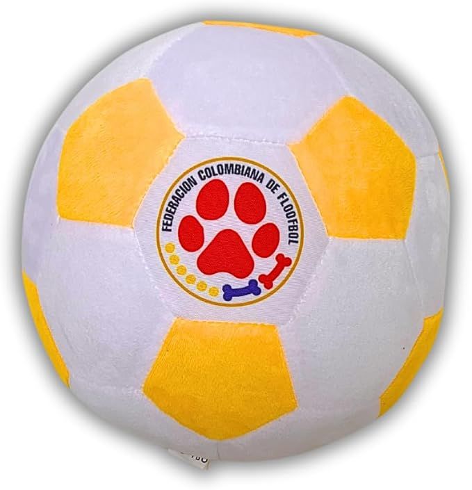 Colombia Plush Dog Soccer Ball Toy with Interactive Squeaker for Small, Medium, and Large Breed P... | Amazon (US)