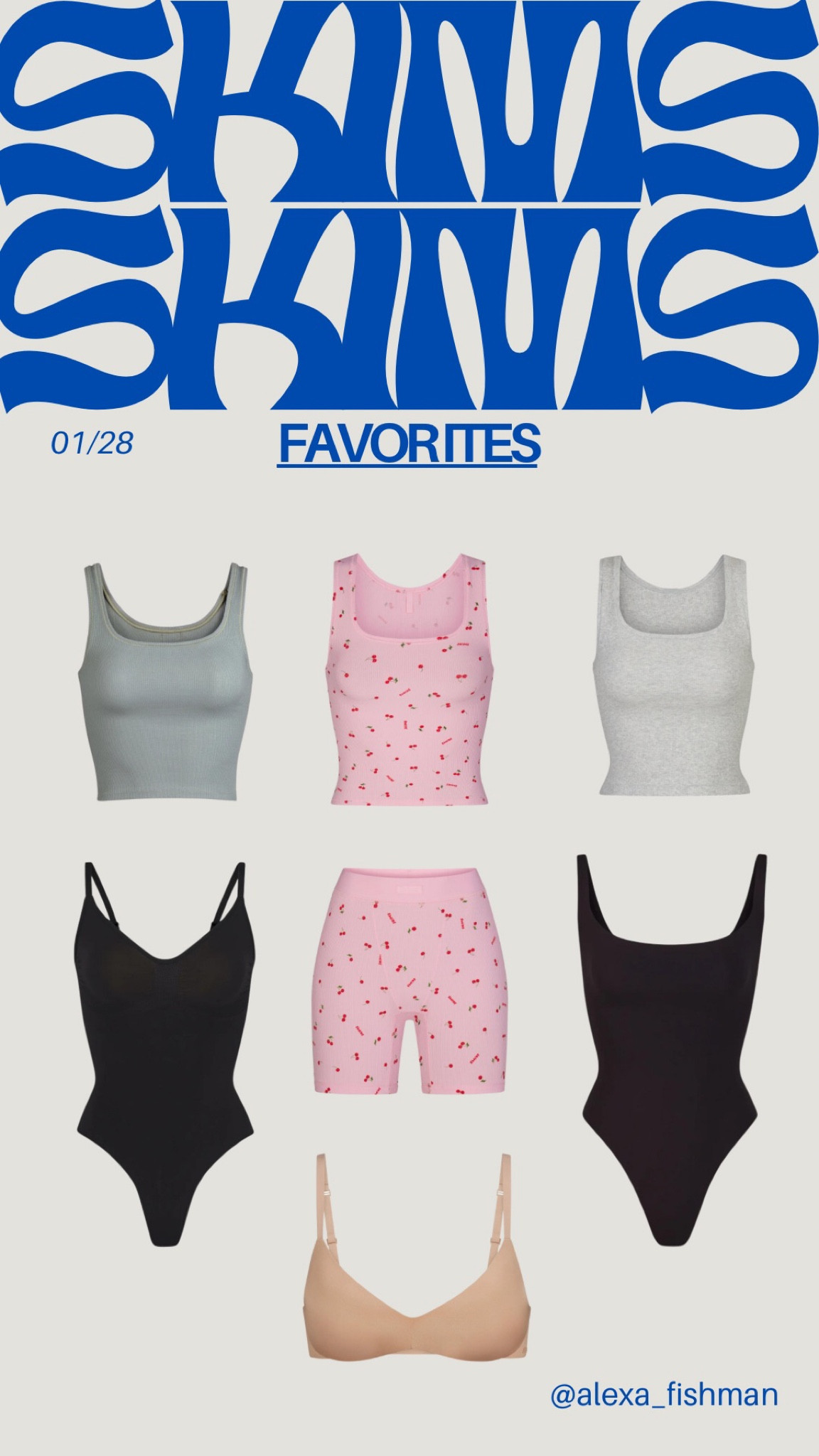 My Skims favorites 

-I wear everything in a size large 

#LTKstyletip #LTKfindsunder100 #LTKMostLoved
