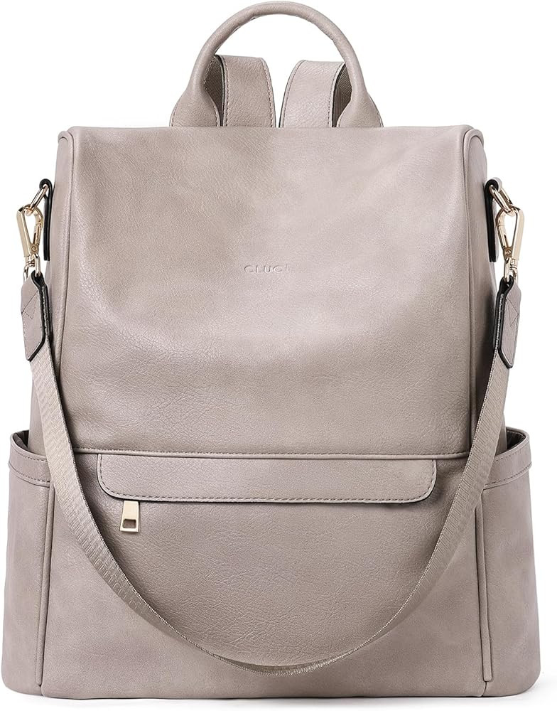 Womens Backpack Purse Leather Anti-theft Large Fashion Designer Travel Bag Ladies Shoulder Bags | Amazon (US)