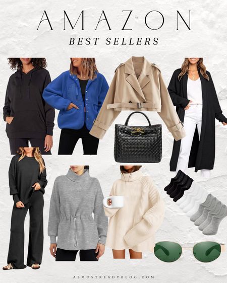 Amazon best sellers, loungewear, cropped trench, coatigan, look for less, hoodies, fleece jacket 

#LTKfindsunder50 #LTKfindsunder100