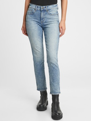 Mid Rise Vintage Slim Jeans with Washwell | Gap Factory