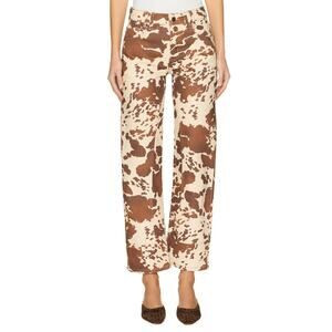 Free People We The Free Risk Taker Printed Wide-Leg Jeans | Size 24 NWT | Poshmark