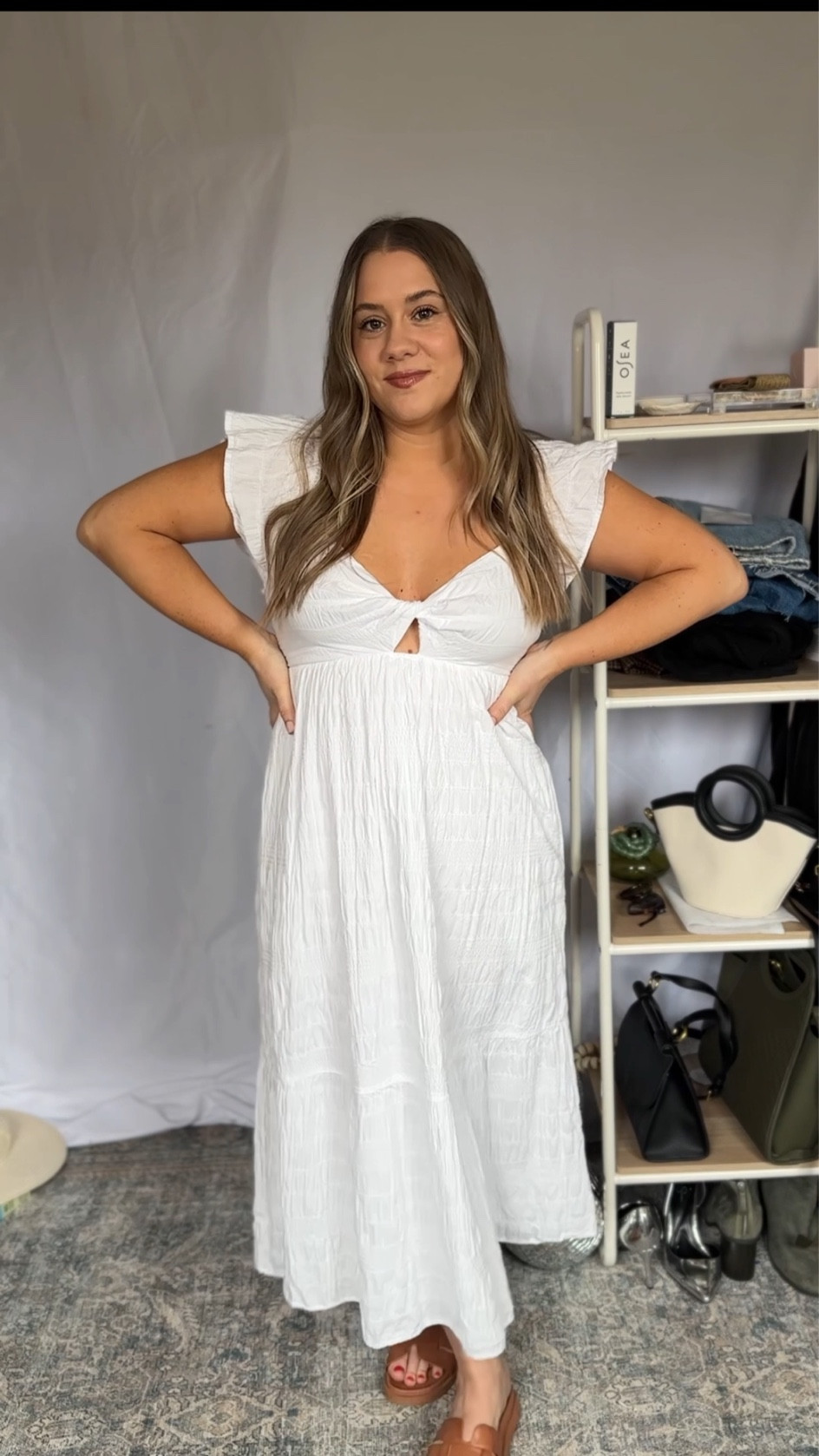 Im wearing a medium

100% cotton lined  dress

Comes in blue and black too

White dress midi dress target dress

#LTKSeasonal #LTKfindsunder50 #LTKwedding