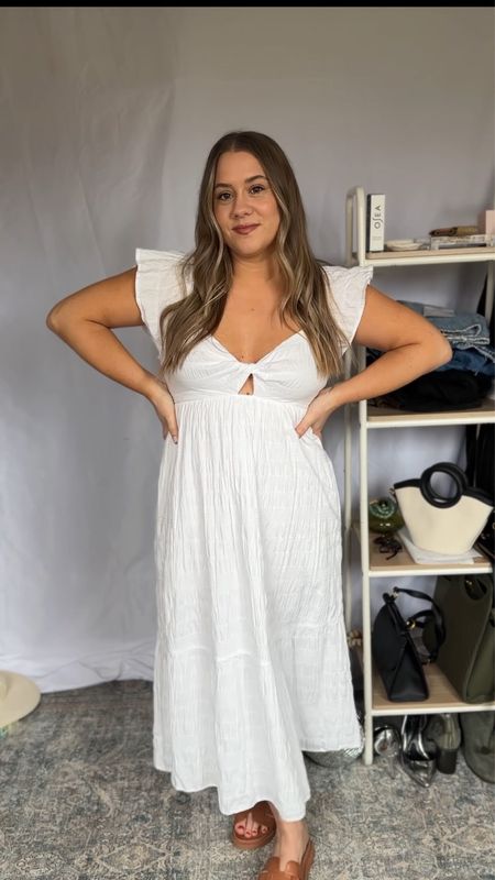 Im wearing a medium

100% cotton lined  dress

Comes in blue and black too

White dress midi dress target dress

#LTKSeasonal #LTKfindsunder50 #LTKwedding