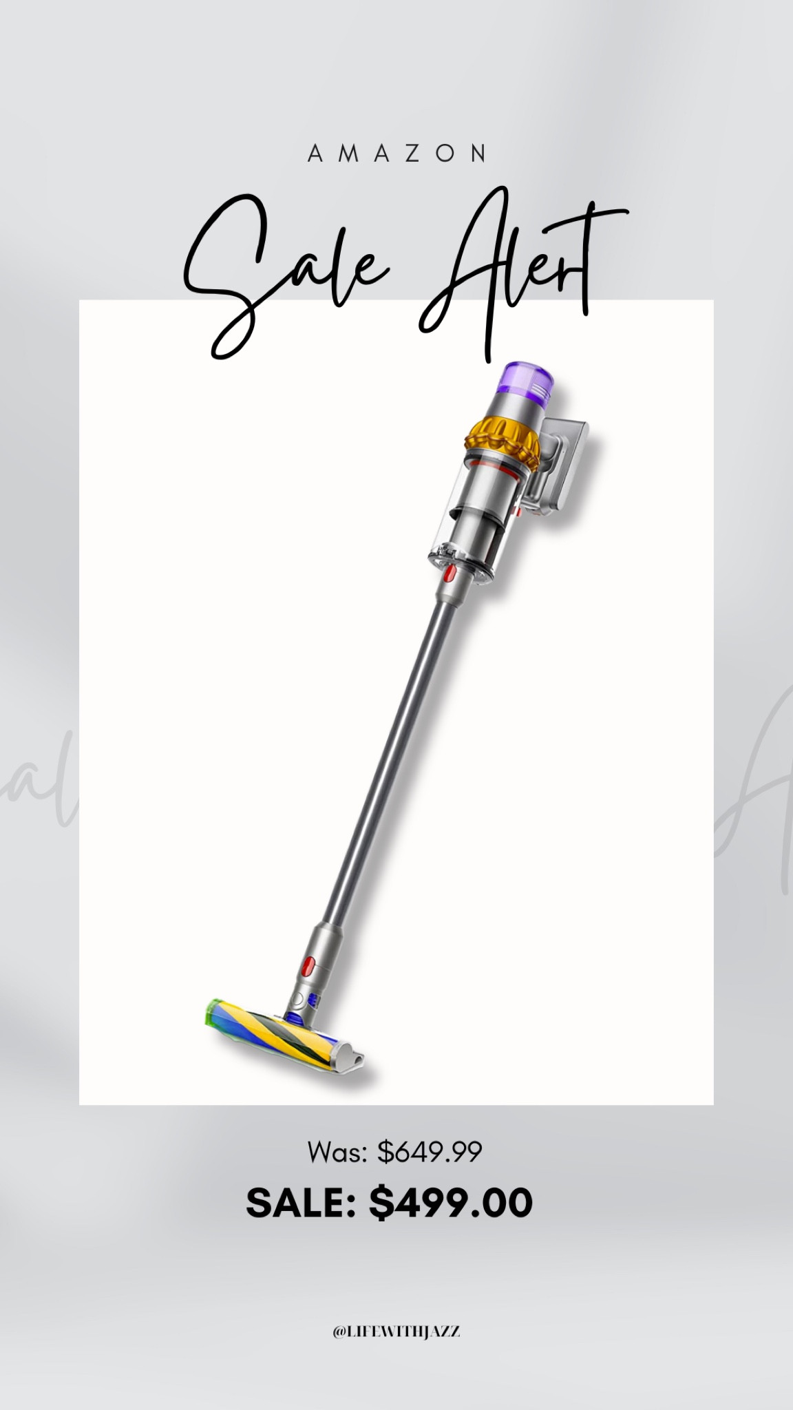 Dyson v12 is currently on sale at Amazon 

Home finds / Dyson / vacuum/ sale 

#LTKsalealert #LTKhome
