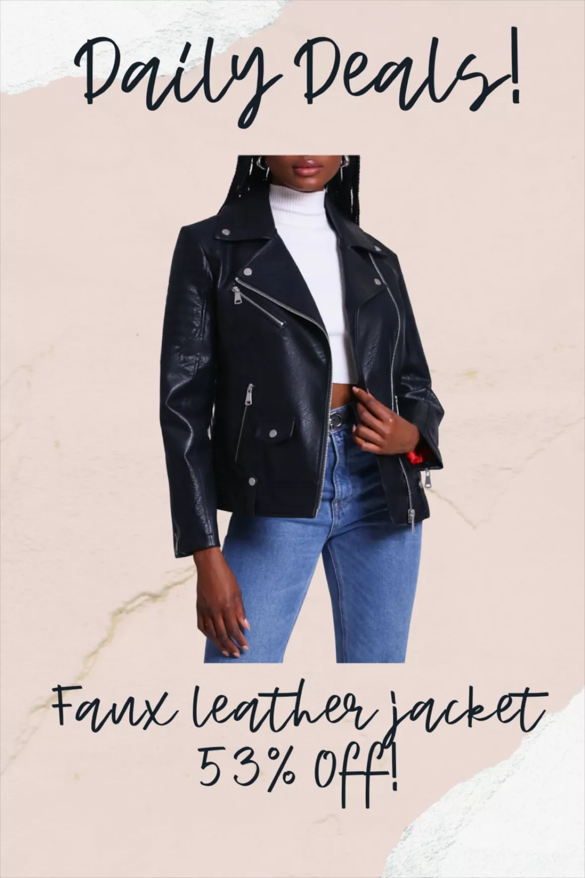 4 Pocket Faux Leather Shacket curated on LTK