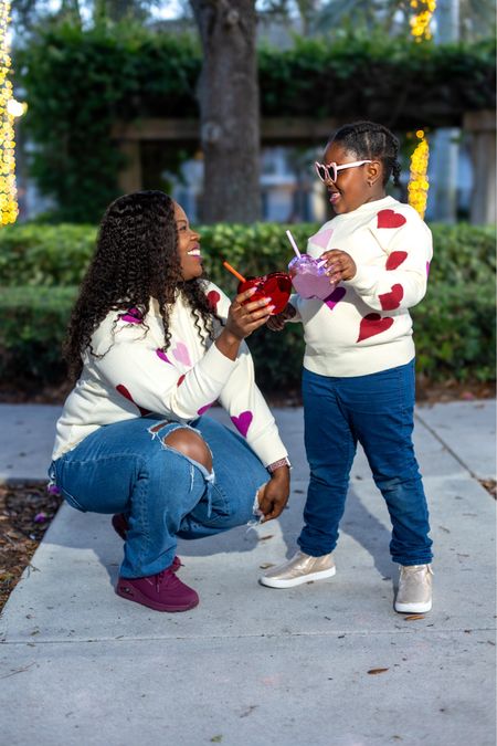 Valentine's Day is not just for your partner but for your little ones too! Make memories extra special with these matching cute sweaters from Sparkle in Pink!
#mommyandme #matchingoutfit #heartsdaylook #kidsfashion

#LTKstyletip #LTKkids #LTKSeasonal