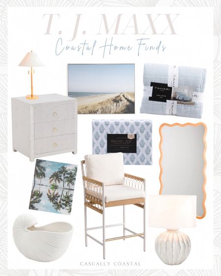 New coastal T.J. Maxx Finds! Don’t forget, free shipping on all orders $89+ with code SHIP89!
-
Coastal finds, coastal home decor, coastal decor, affordable home decor, affordable coastal decor, beach home, beach home style, beach house decor, woven counter stool, outdoor counter stools, designer look for less, Serena & Lily look for less, counter stools under $250, fish cotton quilt set, coastal bedding, beach house bedding, linen quilts, blue quilts, coastal wall art, surf framed wall art, palm tree destinations book, coastal coffee table books, wavy mirror, wooden wall mirror, coastal mirrors, coastline framed wall art, beach artwork, linen and cotton quilt, metal table lamp, coastal table lamp, coastal lighting, white lamps, wave textured table lamp, coastal counter stool, rope counter stool, raffia 3 drawer table, nightstand with drawers, raffia nightstands, white nightstands, Rachel Zoe sheets, coastal sheets, shell indoor planter, white planters 

#LTKHome #LTKFindsUnder100 #LTKFindsUnder50