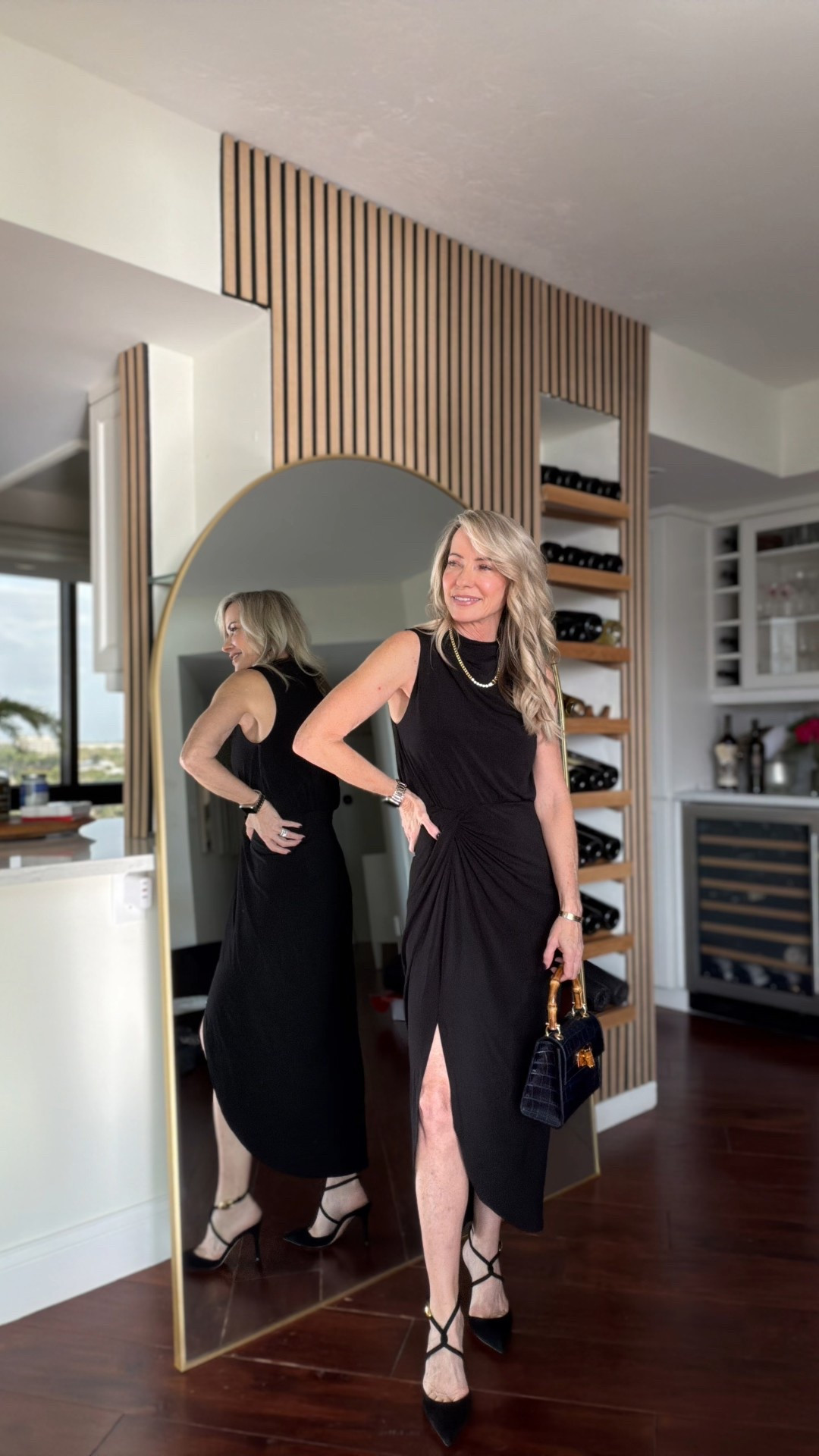 A closet year round staple is a flattering black dress!  Tge rushing gives that pinched waist!  Runs tts and is under $100!

#LTKHoliday #LTKFindsUnder100 #LTKOver40