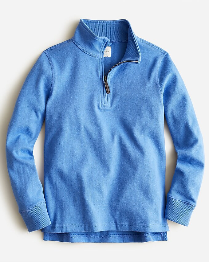 Kids' half-zip cotton popover shirt | J. Crew US