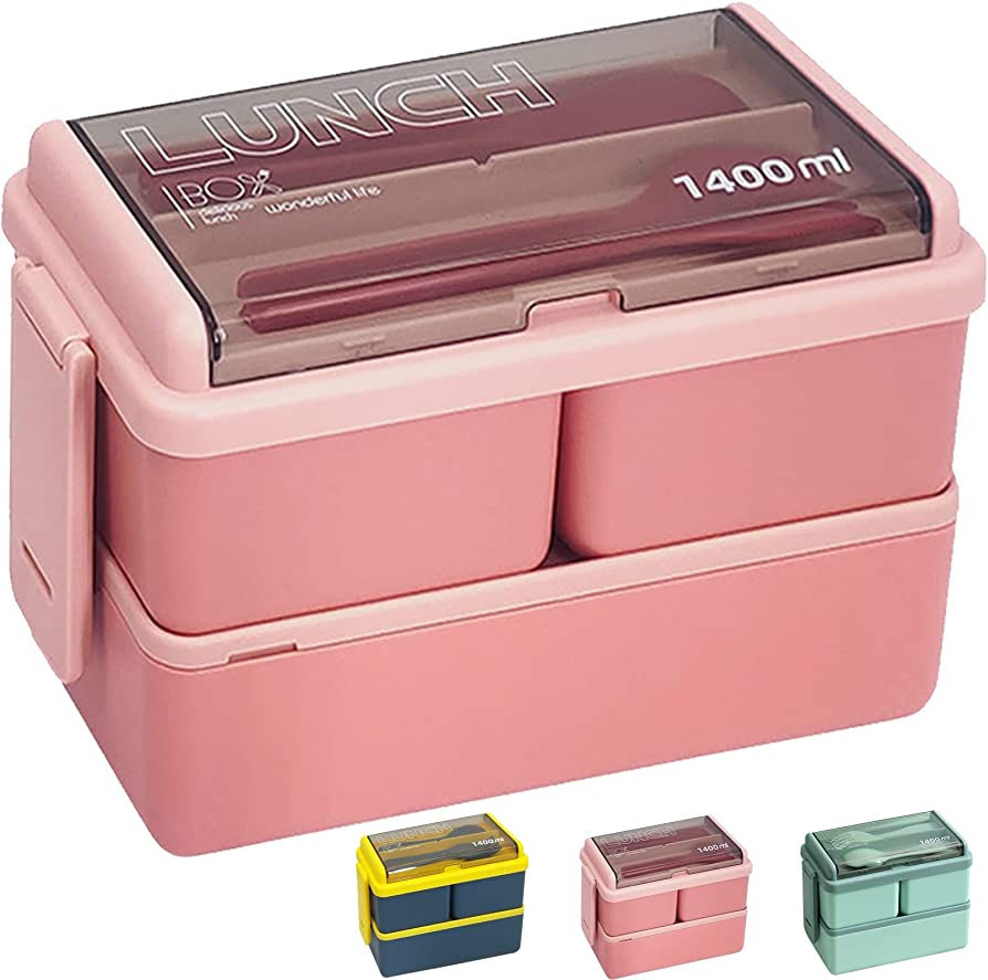 Bazasa Lunchbox Bento Box Kids Adults Lunch Containers for Work Lunchbox for Men Woman Leak-Proof... | Amazon (US)