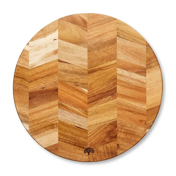 Barbary & Oak Acacia Wood Round Chopping Board | Dunelm (migrated)