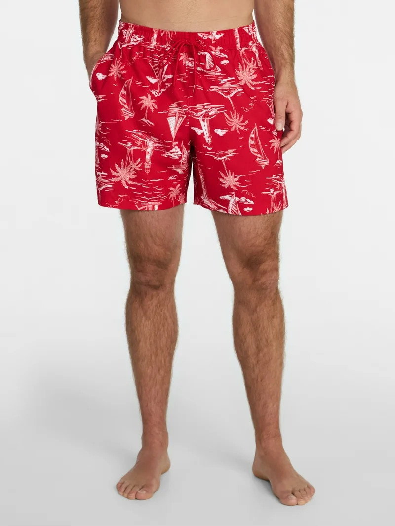 George Men's and Big Men's Swim Trunks, 6" Inseam, Sizes S-5XL | Walmart (US)